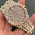 MOISSANITE AP WATCH  AUDEMARS PIGUET ROYALOAK BUSTDOWN