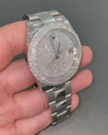 Rolex Date-Just Moissanite Diamond Watch W 150