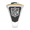 Cleveland Browns 1/2 CTTW Diamond Two-Tone Yellow Gold and Sterling Silver Ring