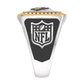 Arizona Cardinals 1/2 CTTW Diamond Two-Tone Yellow Gold and Sterling Silver Ring