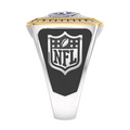 Tennessee Titans 1/2 CTTW Diamond Two-Tone Yellow Gold and Sterling Silver Ring