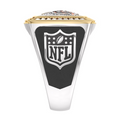 Chicago Bears 1/2 CTW Diamond Two-Tone Yellow Gold and Sterling Silver Ring