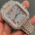 Cartier Santos Moissanite Diamond Watch | VVS moissanite watch W 92