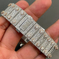  Cartier Santos Moissanite Diamond Watch  VVS Moissanite watch W 97