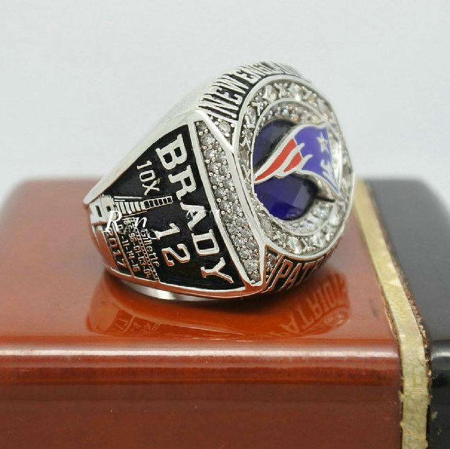 2017 New England Patriots American Football Championship Ring