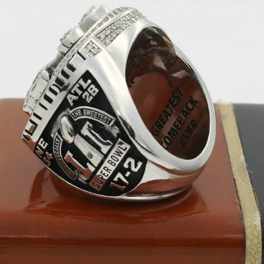 2016 Super Bowl LI New England Patriots Championship Ring