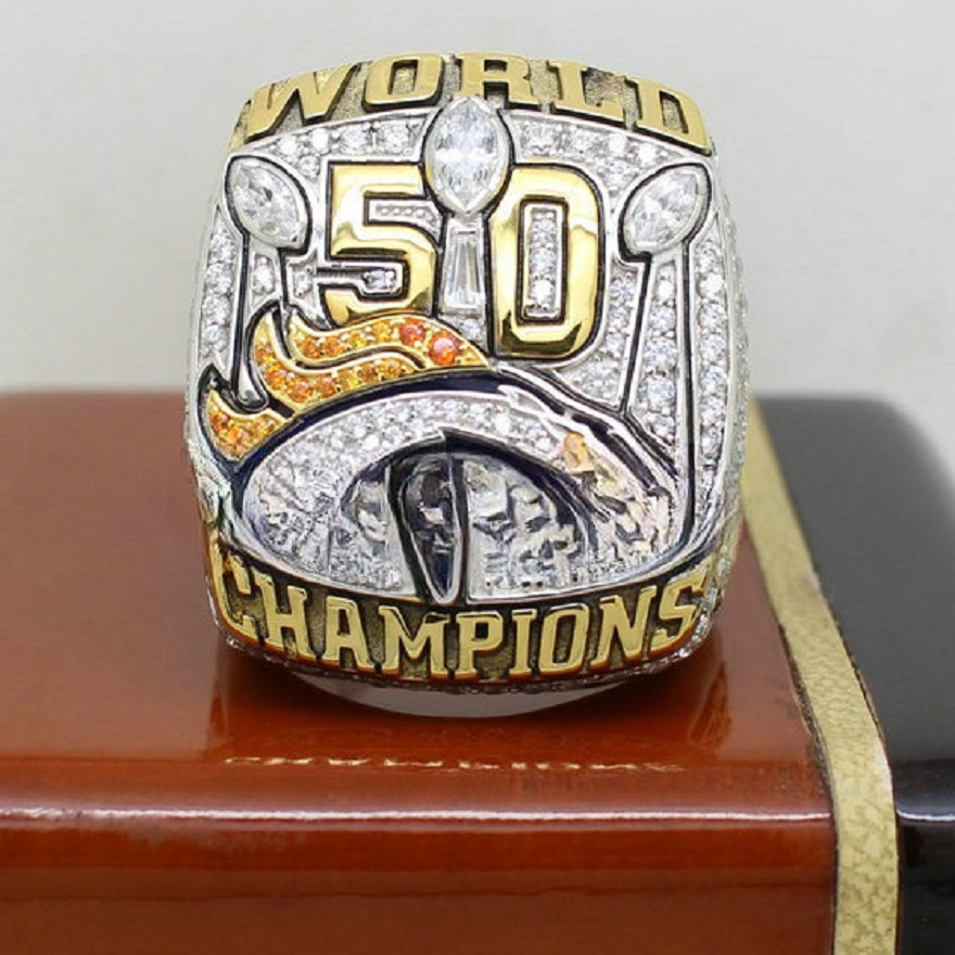 2015 Super Bowl 50 Denver Broncos Championship Ring