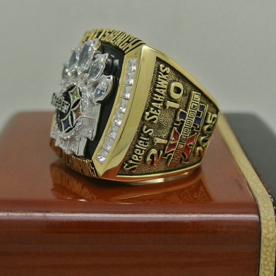 2005 Super Bowl XL Pittsburgh Steelers Championship Ring