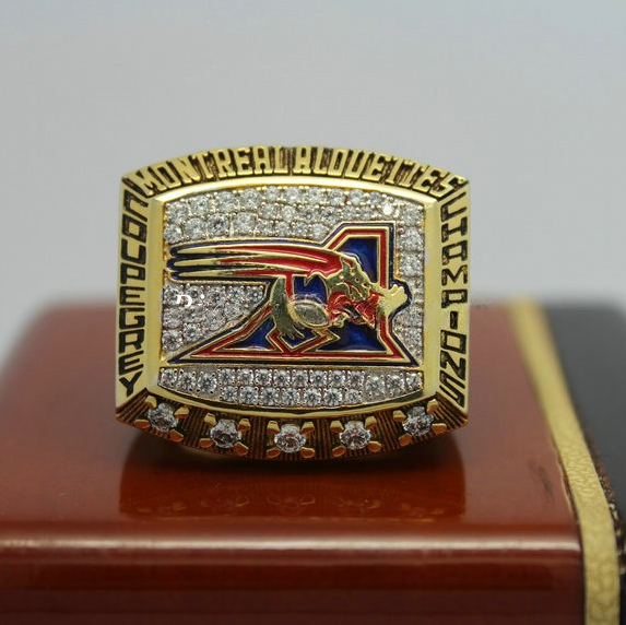 2002 Montreal Alouettes The 90th Grey Cup Championship Ring