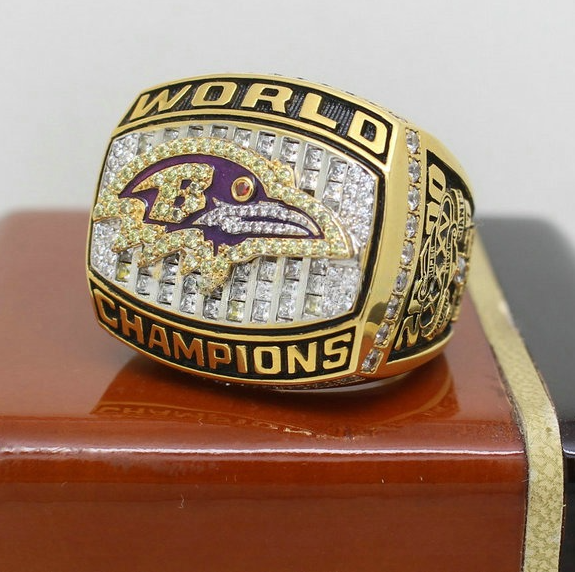 2000 Super Bowl XXXV Baltimore Ravens Championship Ring