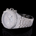 2024 couture iced out vvs moissanite diamond wrist watch for men with high quality mens mechanical automatic watch free shipping
