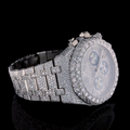 2024 couture iced out vvs moissanite diamond wrist watch for men with high quality mens mechanical automatic watch free shipping