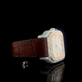 Leather Belt Cartier Iced Out Hip Hop Men's Watches