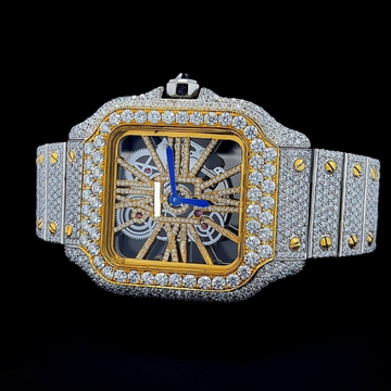 Moissanite watch | diamond watch | iced out watch | hip hop watch | luxury watch