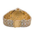 Yellow White Two Tone Fully Iced Out Customized Moissanite Diamond Hip Hop watch