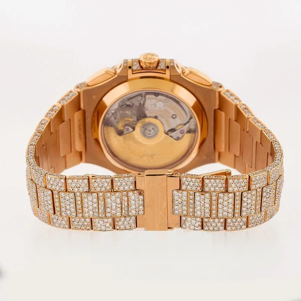 High Quality Hip Hop Customized Iced out Lab Grown Diamond Watch for Men VVS Diamond Watch