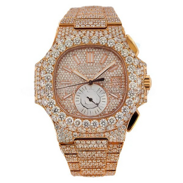 High Quality Hip Hop Customized Iced out Lab Grown Diamond Watch for Men VVS Diamond Watch