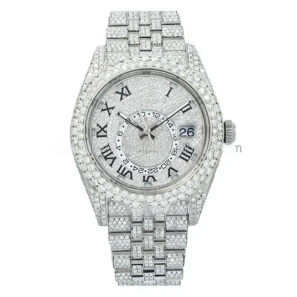 Rolex Sky-Dweller 326934 42MM Diamond Dial With Stainless Steel Jubilee Bracelet 21.75 CT