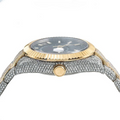 Cartier Sky-Dweller Round & Baguette VVS Diamond Iced Out StainlessSteel Men Watch