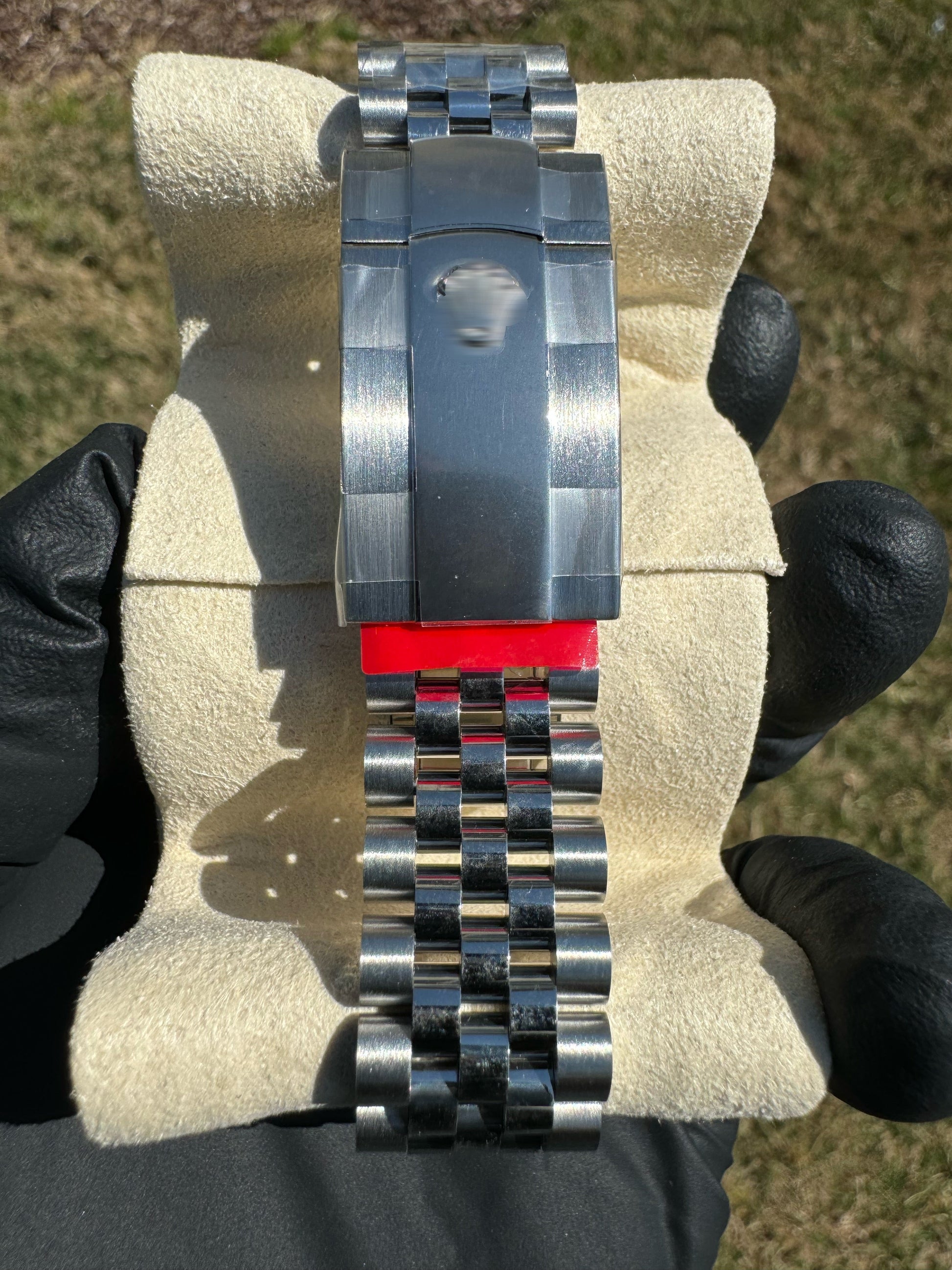 Custom Moissanite Watch (Black Face/Arabic Numerals) DripGawd Jewelry