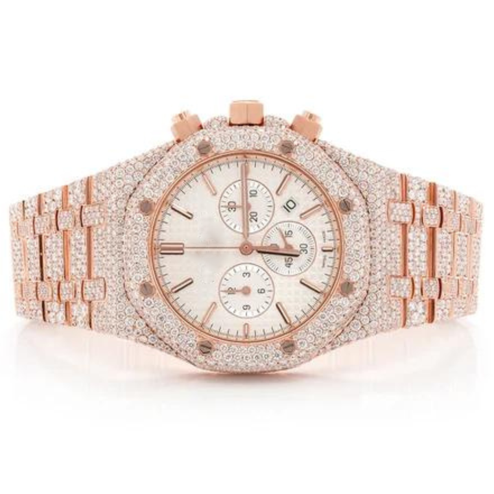 Trending Iced out Moissanite Watch colorless Diamond watch for men Best Quality Wholesale Price