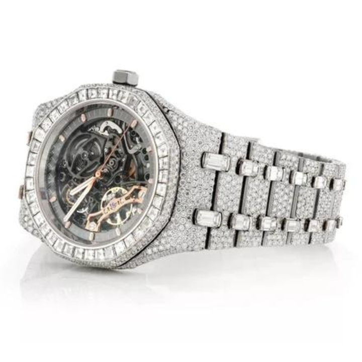 Trending Iced out Moissanite Watch colorless Diamond watch for men Best Quality Wholesale Price