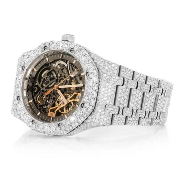 Trending Iced out Moissanite Watch colorless Diamond watch for men Best Quality Wholesale Price