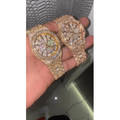 Trending Fully Customized Iced Out Diamond Lab Grown Watch for Men Hip Hop Diamond Jewelry watch Gift