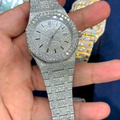 Top Quality Diamond Lab Grown Watch on Factory Price DEF Moissanite Diamond Iced Out Watch