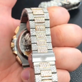 Top Quality Customized Iced Out Lab Grown Watch Stainless Steel Best Quality Diamond Watch for Men