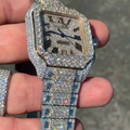 Top Quality Diamond Lab Grown Watch on Factory Price DEF Moissanite Diamond Iced Out Watch