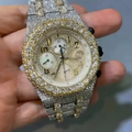 Top Quality Diamond Lab Grown Watch on Factory Price DEF Moissanite Diamond Iced Out Watch