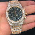 High Quality DEF Lab Lab Grown Diamond Watch Colorless Diamond Hip Hop Style Diamond Watch