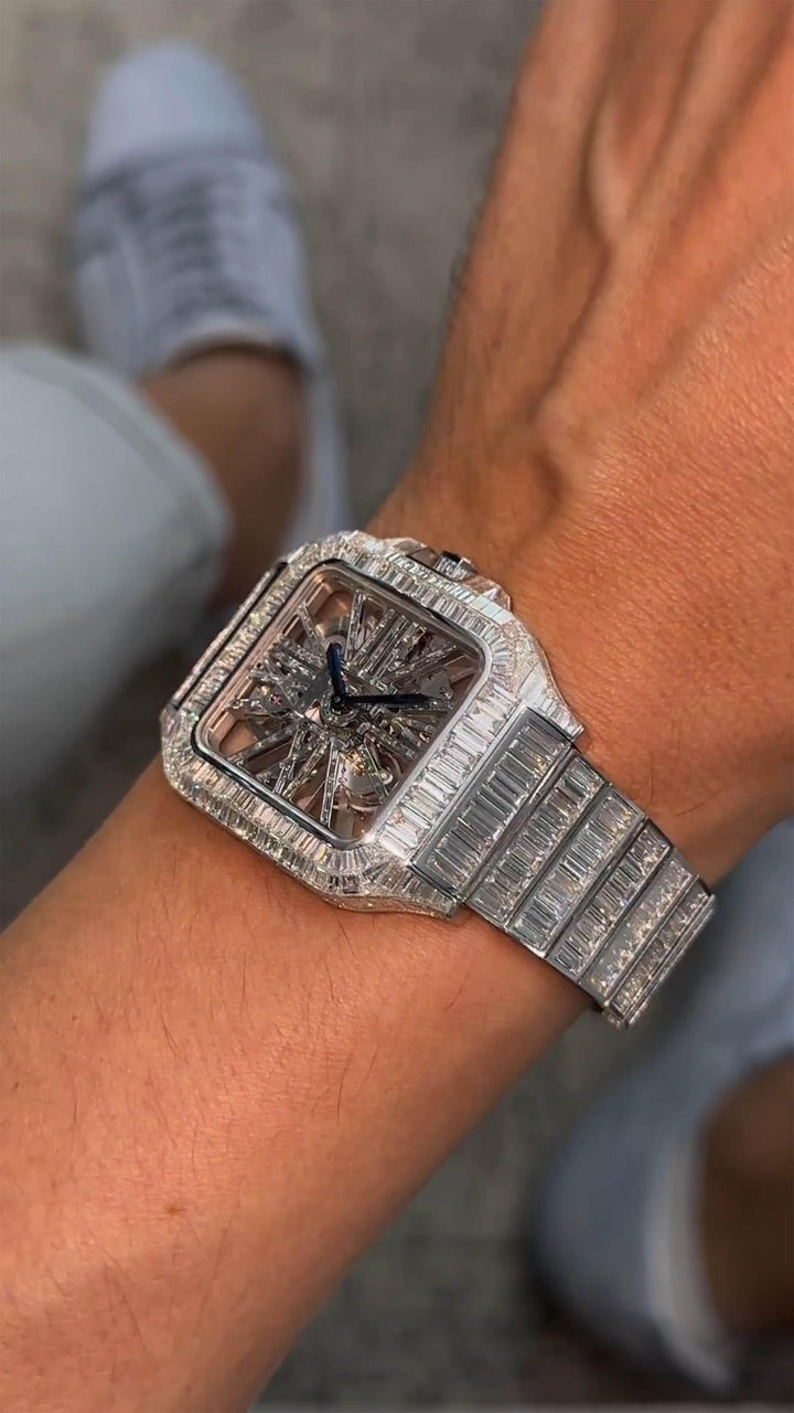 Cartier Moissanite Diamond Watch W 62