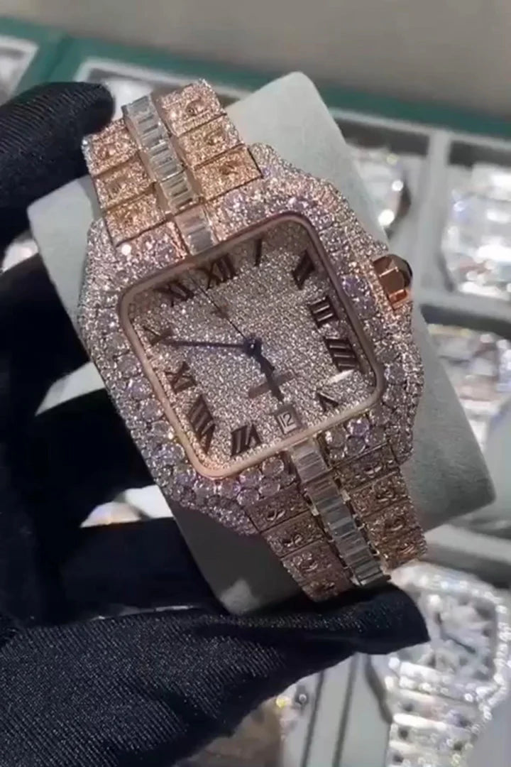 Moissanite watch | diamond watch(W-17)