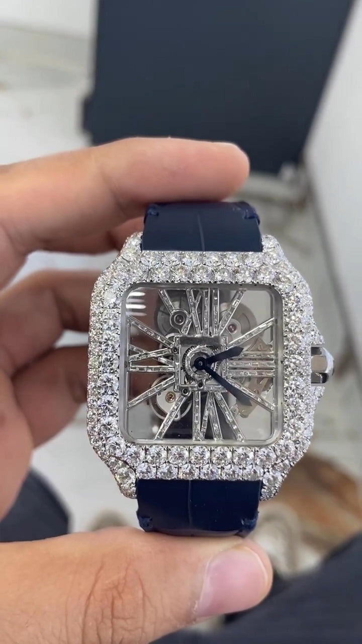 Cartier Moissanite Diamond Watch W 54