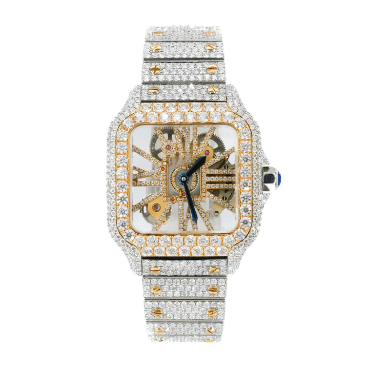 Best Selling Fully Customized Iced Out Diamond Moissanite Watch for Men Hip Hop Diamond Jewelry watch Gift