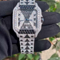 High Quality DEF Lab Lab Grown Diamond Watch Colorless Diamond Hip Hop Style Diamond Watch