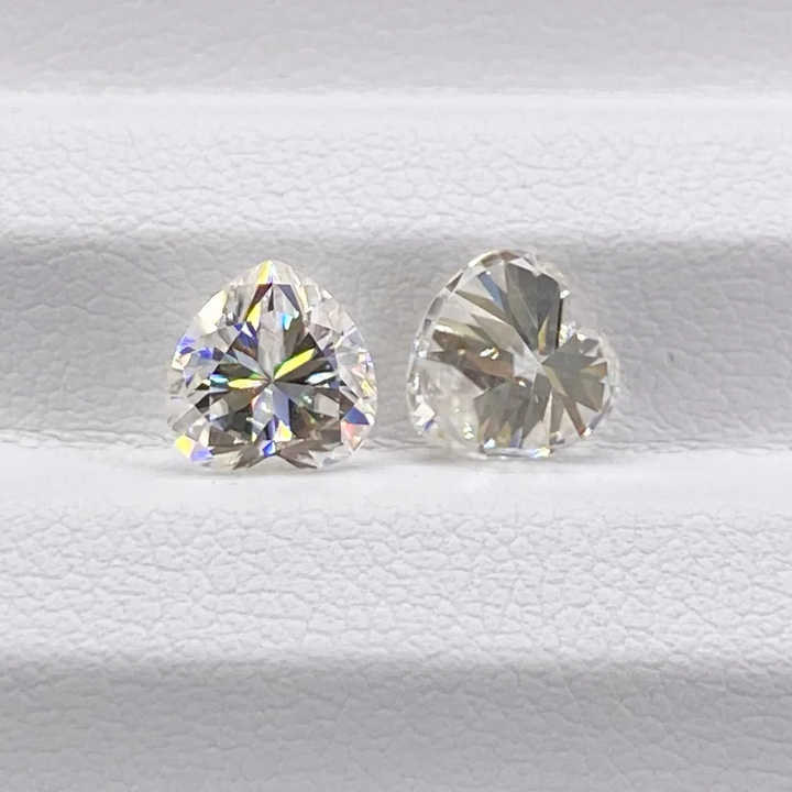 Luxury Excellent Heart Cut VVS Moissanite Wholesale Price D Color Loose Moissanite Gemstone For Ring Earrings Necklace Jewelry