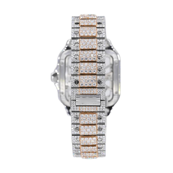 Top Quality Diamond Moissanite Watch on Factory Price DEF Moissanite Diamond Iced Out Watch