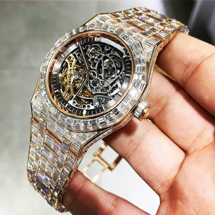 Top Quality Diamond Lab Grown Watch on Factory Price DEF Lab Grown Diamond Iced Out Watch