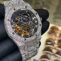 Brand New High Quality Customized Iced Out Lab Grown Watch VVS Diamonds Studded Hip Hop Watch Gift for Men