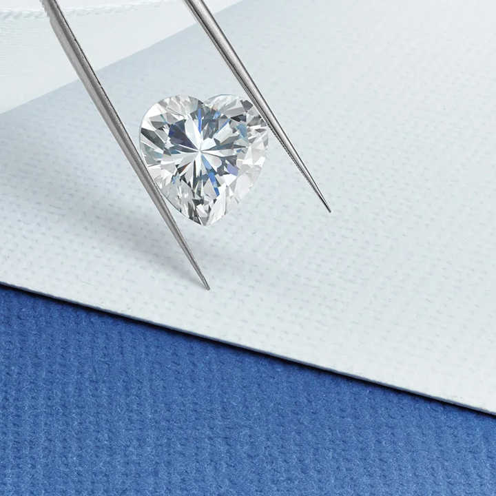 VS Clarity Heart shape Natural Diamond Loose Diamonds GRA Certified Natural Finest VVS loose diamond At Discount Price