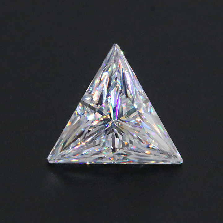 Lab Grown Diamond VVS1 Clarity CVD Trilliont Cut Diamond White Color HPHT 2.01Ct D Color IGI Certified Synthetic Loose Diamond