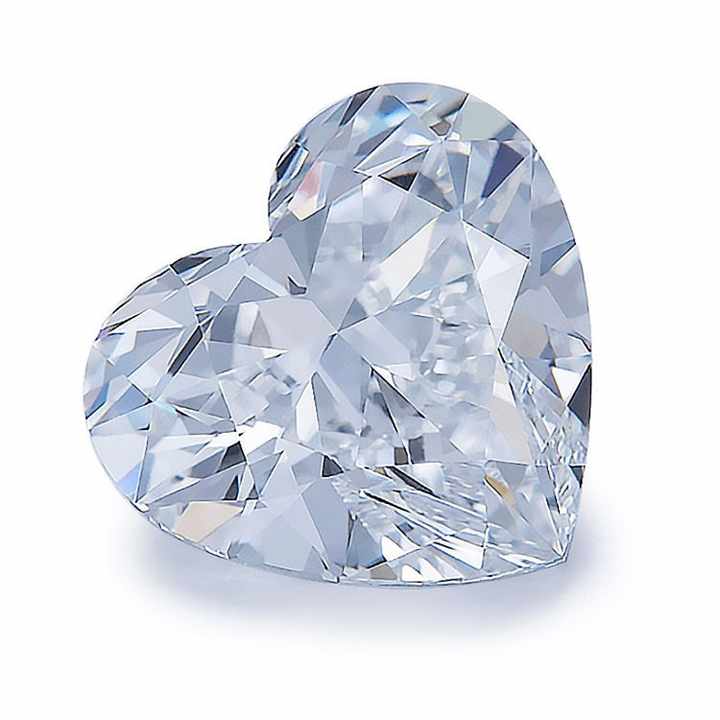 High Quality white diamond 100% LAB diamond EF VVS Heart shape loose diamond stone price per carat for jewelry